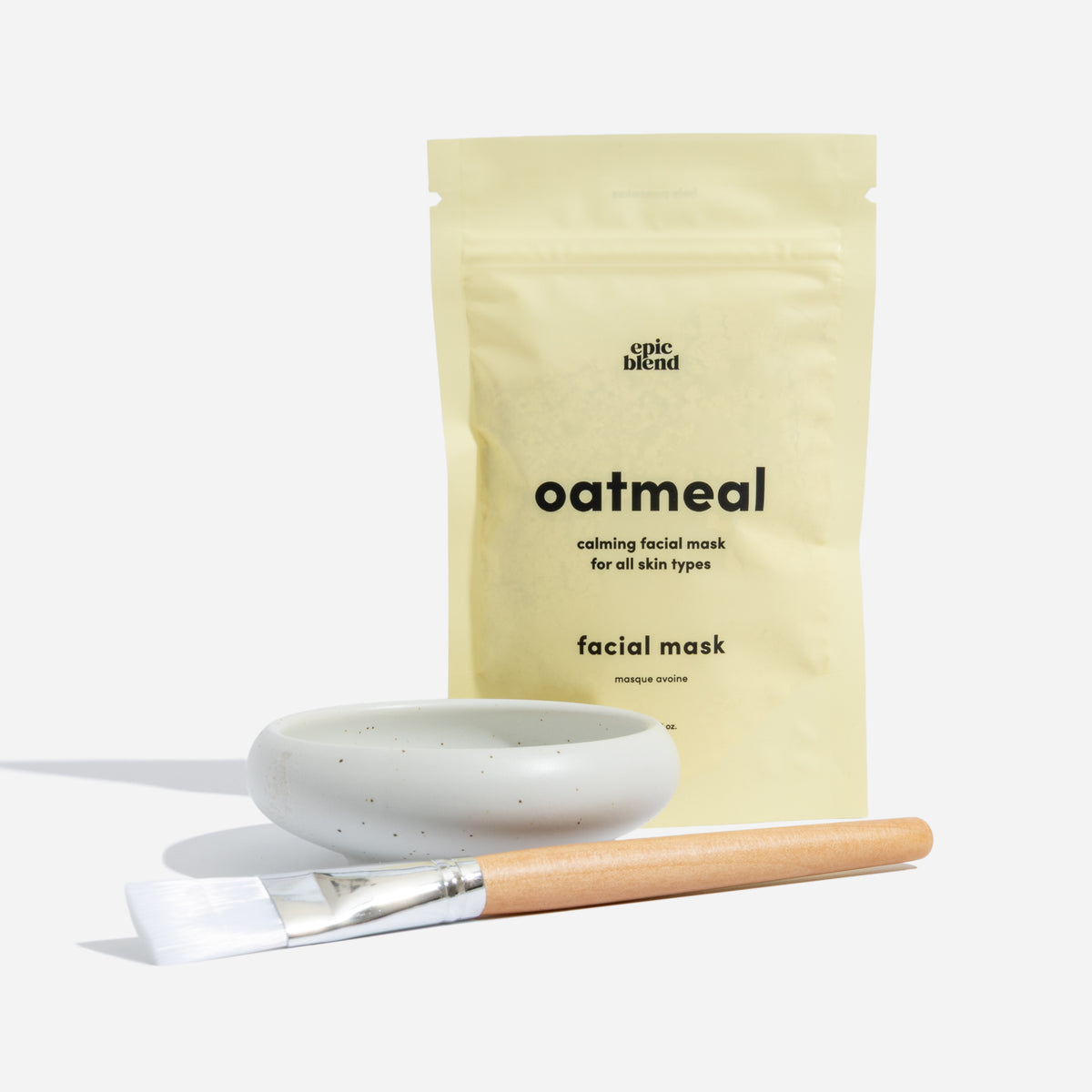 Oatmeal Facial Mask Kit