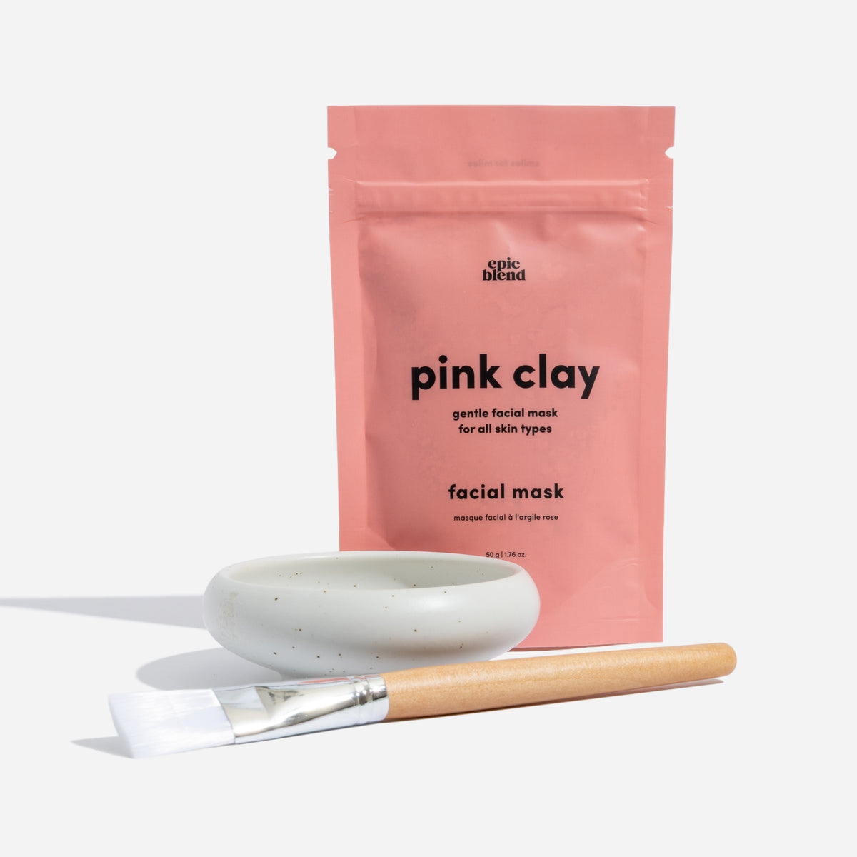 Pink Clay Facial Mask Kit