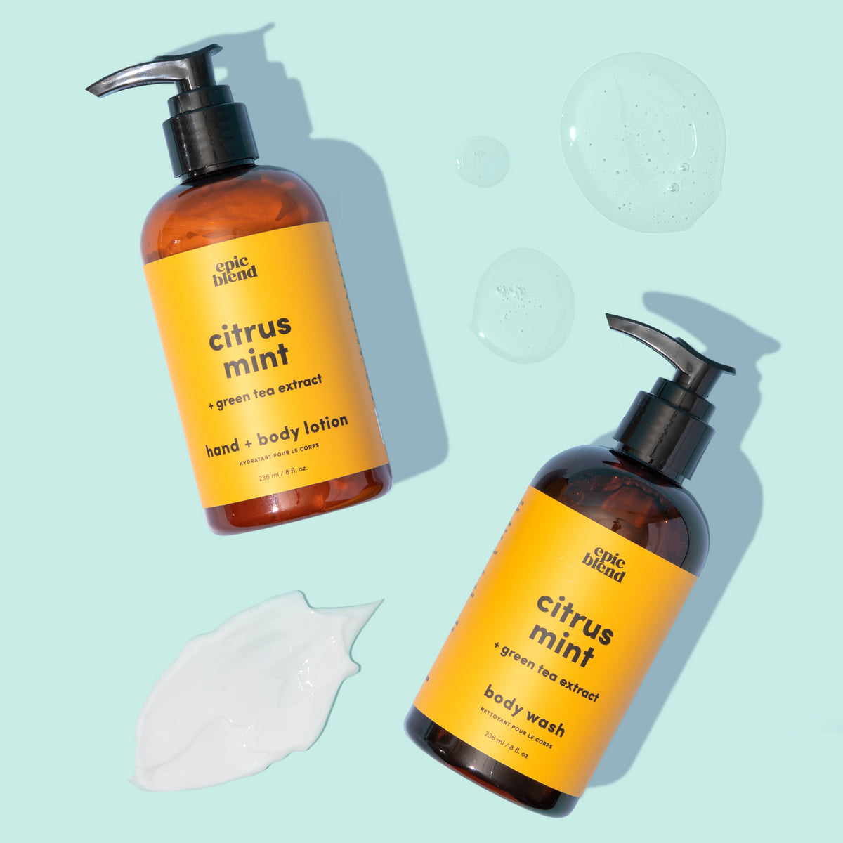 Citrus Mint Body Wash + Body Lotion Bundle
